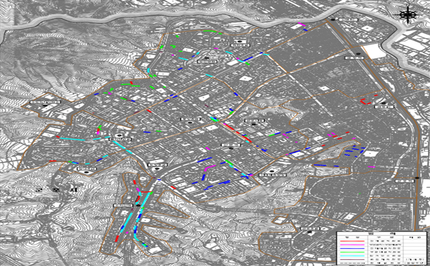 노후하수관로 정비사업(2단계) 위치도